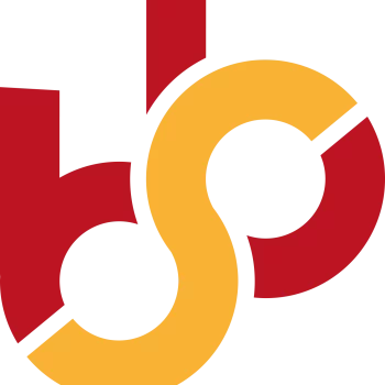 Logo Beroepsonderwijs Bedrijfsleven, geel en rood gekleurd. Partner van Stagemarkt en subsidie Praktijkleren.