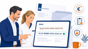 Illustratie over het wijzigen van de rekeningnummer van de Belastingdienst